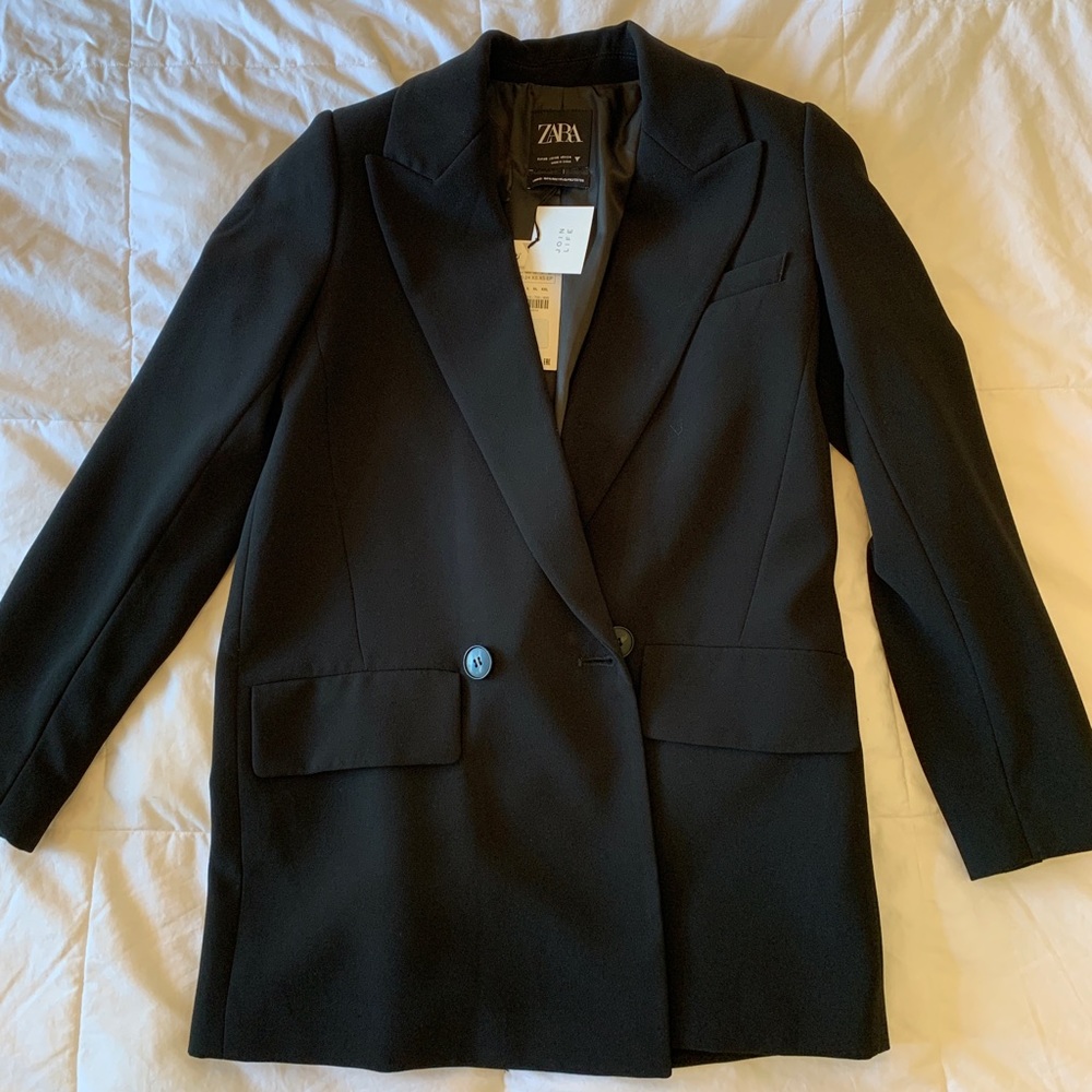 Zara double breasted blazer